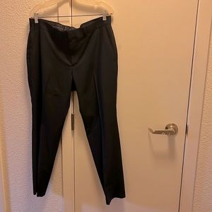 Ankle length black dress pants